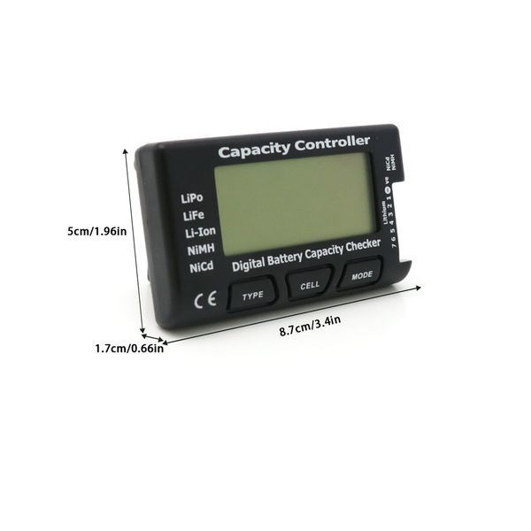 Універсальний цифровий монітор акумуляторів RC до 7 комірок CellMeter з РК-дисплеєм Li06018 фото