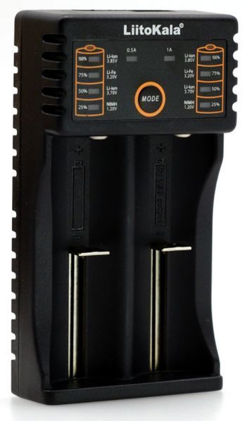 Інтелектуальний зарядний пристрій LiitoKala Lii-202 на 2 канали з USB Type-C Li06002 фото