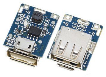 Модуль платы для сборки Powerbank с USB 5V 1A и Li-ion аккумулятором NC27 фото