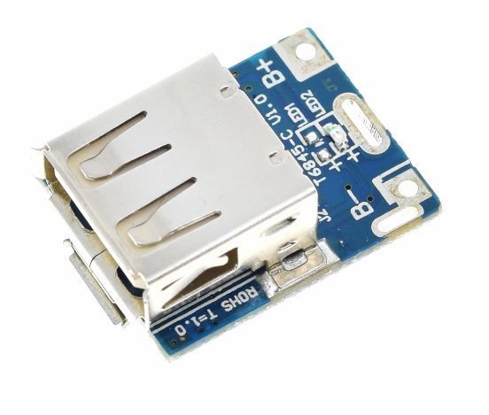 Модуль платы для сборки Powerbank с USB 5V 1A и Li-ion аккумулятором NC27 фото