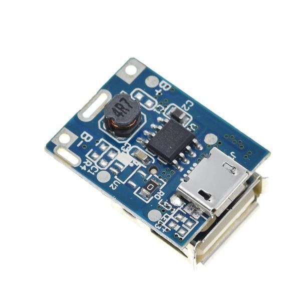 Модуль платы для сборки Powerbank с USB 5V 1A и Li-ion аккумулятором NC27 фото