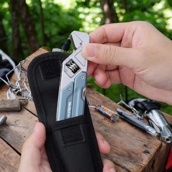 Мультитул NexTool NE20293A багатофункціональний регульований гайковий ключ 9 в 1 з набором біт T09014 фото