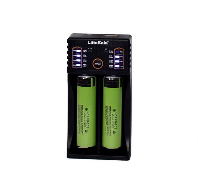 Інтелектуальний зарядний пристрій LiitoKala Lii-202 на 2 канали з USB Type-C Li06002 фото