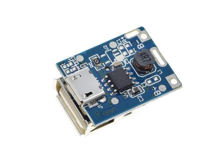 Модуль платы для сборки Powerbank с USB 5V 1A и Li-ion аккумулятором NC27 фото