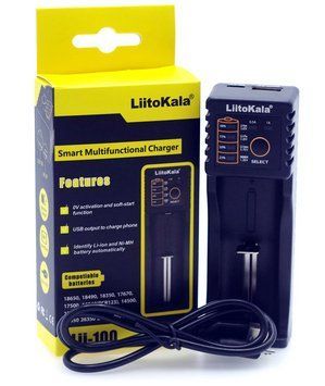Зарядное устройство Liitokala Lii-100 с функцией павербанка для AA AAA 18650 26650 Li06001 фото