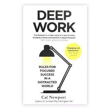 Книга Cal Newport Deep Work концентрация и продуктивность английский язык мягкий переплет BG1771 фото