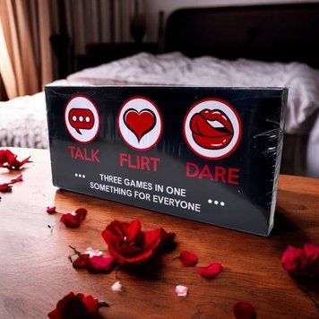 Игра для взрослых 3 в 1 Talk Flirt Dare на английском языке BG1738 фото