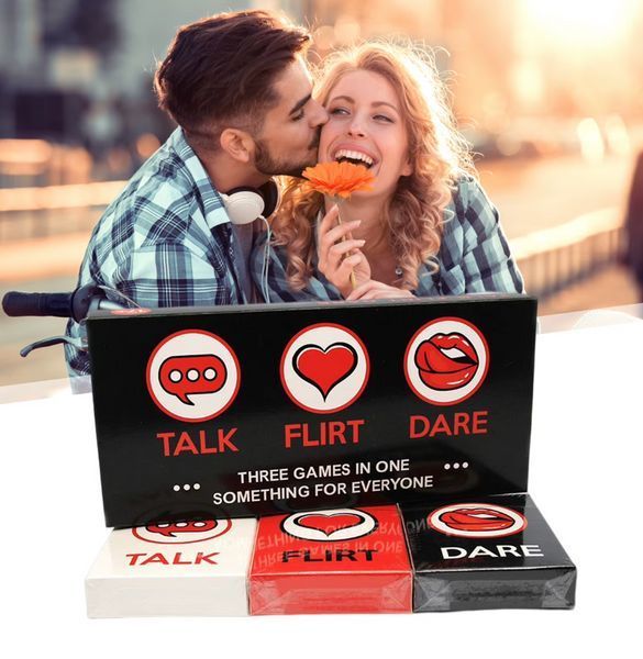 Игра для взрослых 3 в 1 Talk Flirt Dare на английском языке BG1738 фото