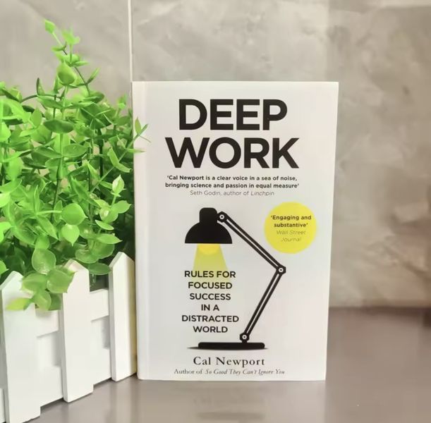 Книга Cal Newport Deep Work концентрація та продуктивність англійська мова м'яка обкладинка BG1771 фото