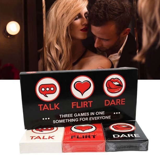 Игра для взрослых 3 в 1 Talk Flirt Dare на английском языке BG1738 фото