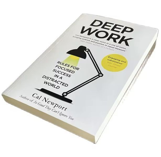 Книга Cal Newport Deep Work концентрація та продуктивність англійська мова м'яка обкладинка BG1771 фото