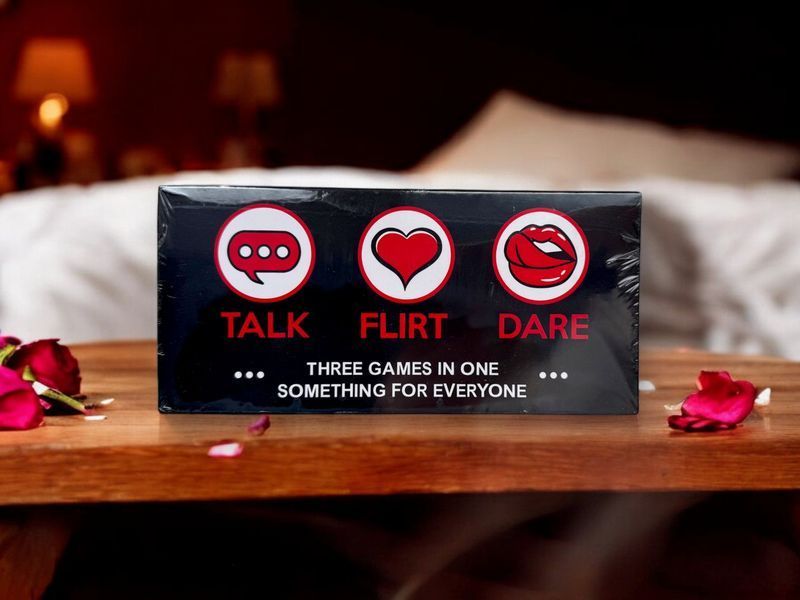 Игра для взрослых 3 в 1 Talk Flirt Dare на английском языке BG1738 фото