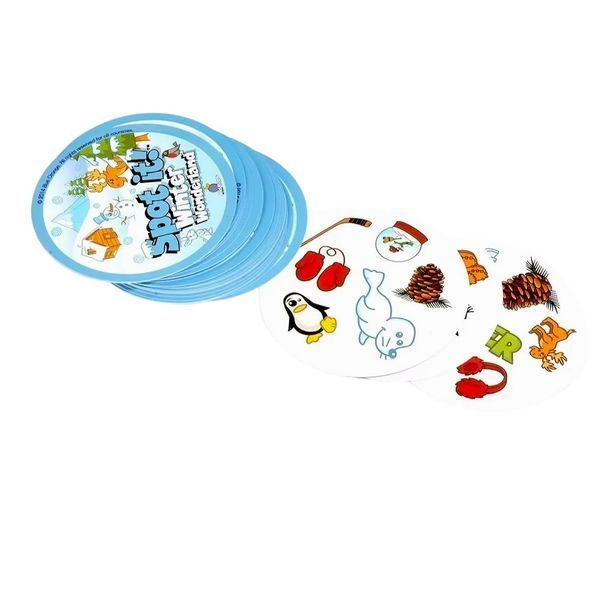 Игровой набор Dobble Winter Wonderland для детей 6+ карточная игра обучающая английскому BG1739 фото