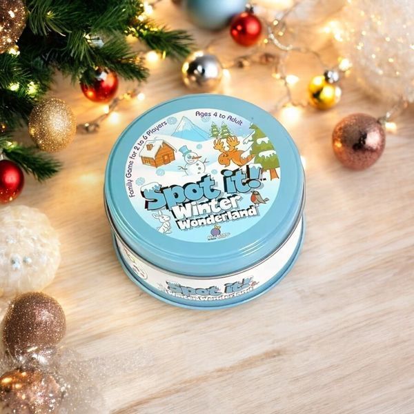 Игровой набор Dobble Winter Wonderland для детей 6+ карточная игра обучающая английскому BG1739 фото