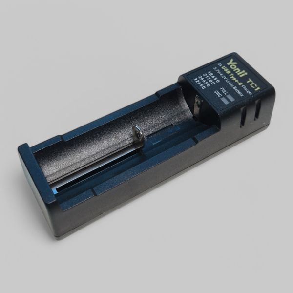 Зарядное устройство Yonii TC1 для литий-ионных аккумуляторов 1 слот USB Type-C Li06013 фото