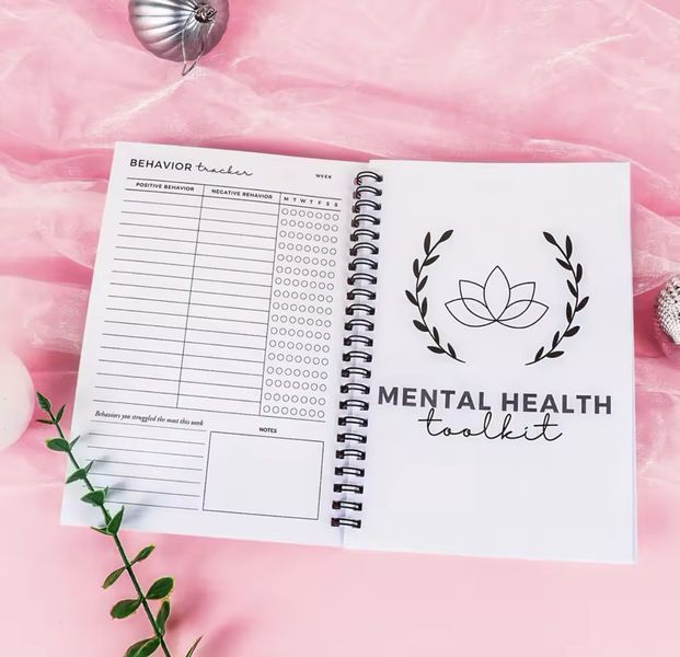 Психологічний блокнот Mental Health Workbook 6 в 1 англійською BG1772 фото