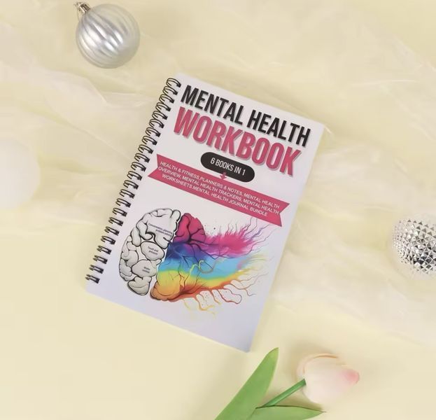 Психологічний блокнот Mental Health Workbook 6 в 1 англійською BG1772 фото