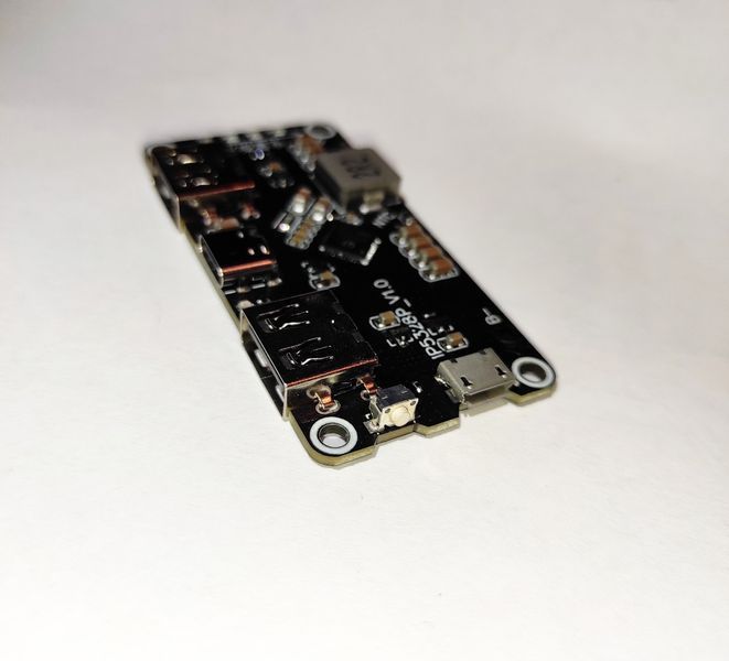 Модуль для сборки павербанка с поддержкой быстрой зарядки USB Type-C QC3.0 Li-ion E08004 фото