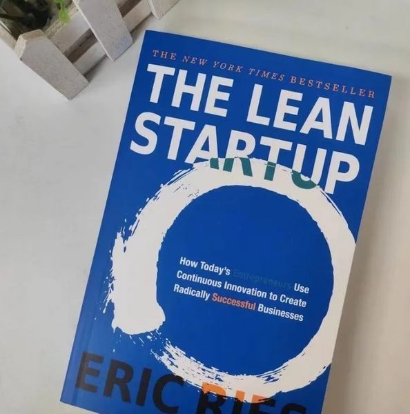 Бережливый стартап книга на английском Эрик Рис методология Lean Startup BG1799 фото