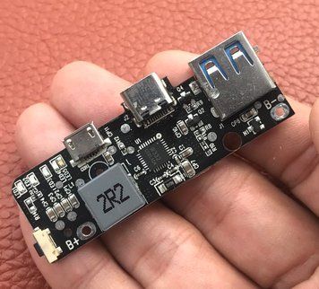 Модуль для павербанка с быстрой USB-C зарядкой W332 Li-ion E08006 фото