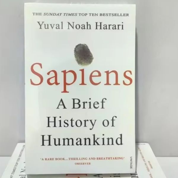 Книга Sapiens Історія Людства Англійська Юваль Харарі м'яка обкладинка BG1774 фото