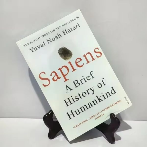 Книга Sapiens Історія Людства Англійська Юваль Харарі м'яка обкладинка BG1774 фото