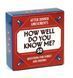 Сімейна карткова гра How well do you know me англійською мовою BG1742 фото 3