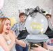 Оригинальная коробка с шаром и сюрпризом для денег на день рождения черная P13067 фото 5