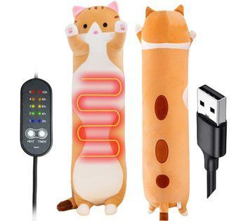 Електрична грілка USB Кіт Батон з регулюванням тепла 50 см H12016 фото