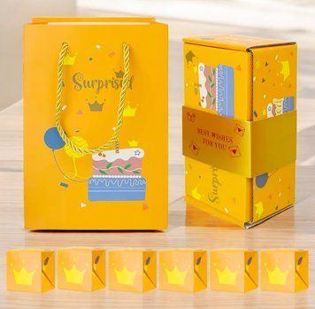 Креативная коробка с вылетающими кубиками для денежного сюрприза P13040 фото