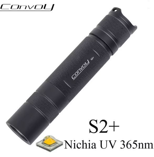 Ультрафіолетовий ліхтарик Convoy S2+ для детекції з довжиною хвилі 365нм C02038 фото