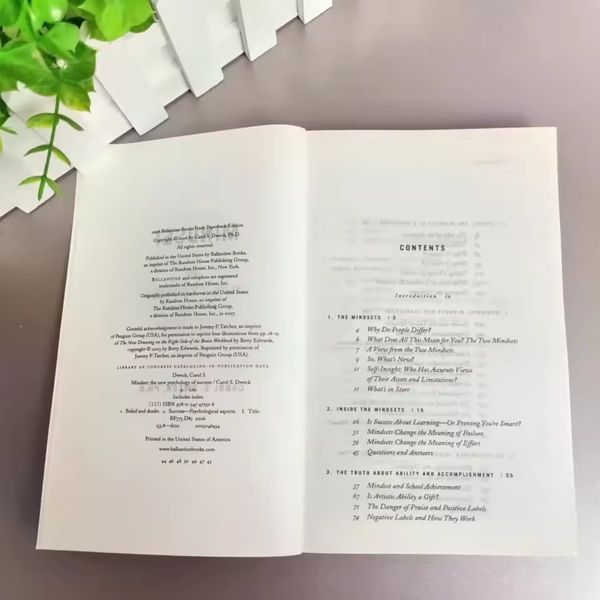 Книга Mindset на английском языке Психология успеха Керол Дуек мягкий переплет BG1775 фото