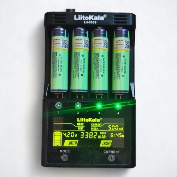 Литий-ионный аккумулятор 18650 Liitokala 3400 mAh с платой защиты MH12210 B01002 фото