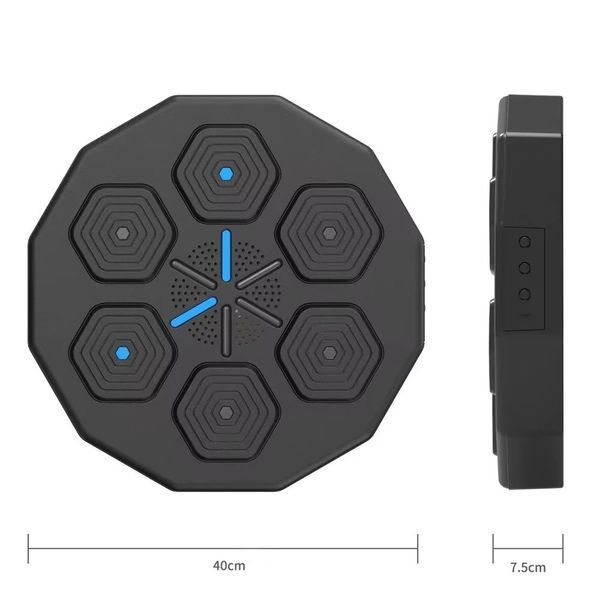 Музыкальный настенный боксерский тренажер с Bluetooth и подсветкой 40x40 см TS19003 фото