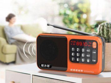 Портативный FM радиоприемник Pobuze A20 с аккумулятором 18650 и USB Type-C H12021 фото