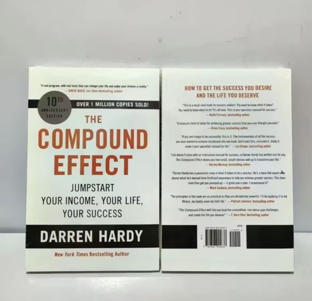 Книга для саморозвитку англійською The Compound Effect Даррен Харді BG1779 фото