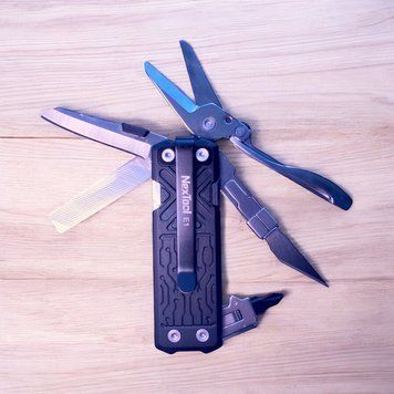 Многофункциональный карманный мультитул Nextool E1 с ножницами и плоскогубцами T09015 фото