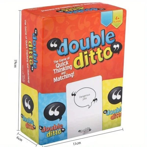 Карткова гра Double Ditto англійською для всієї родини та компанії BG1729 фото