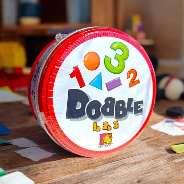 Dobble Shapes&Numbers карточная игра для изучения английского языка детьми 6 лет BG1721 фото