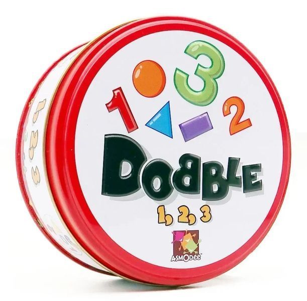 Dobble Shapes&Numbers карточная игра для изучения английского языка детьми 6 лет BG1721 фото