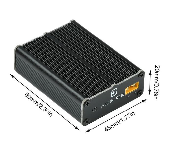 Плата повербанка в корпусе 100W Li-ion LiFePO4 Li-Pol 2s-7s с разъемами XT30 XT60 E08096 фото