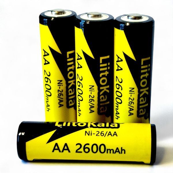 Перезаряджувані акумулятори AA Liitokala Ni-26 2600mAh 1.5В B01010 фото