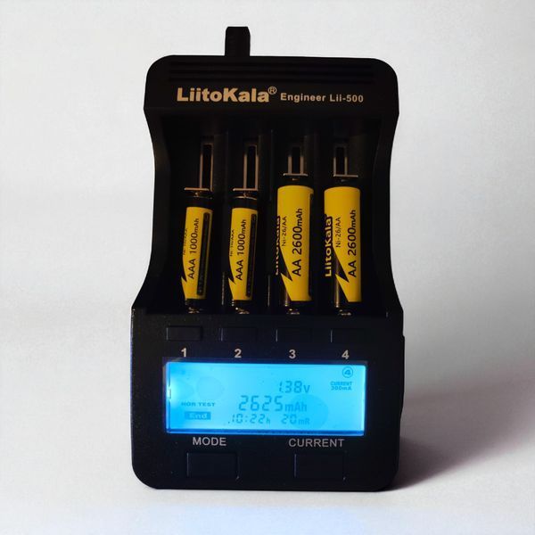 Перезаряджувані акумулятори AA Liitokala Ni-26 2600mAh 1.5В B01010 фото