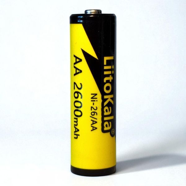Перезаряджувані акумулятори AA Liitokala Ni-26 2600mAh 1.5В B01010 фото