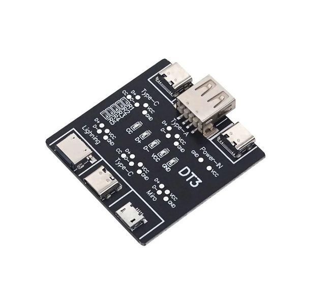 Універсальний тестер USB кабелів DT3 Micro Type-C Lightning N1650 фото