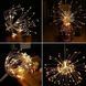 Тёплая светодиодная гирлянда фейерверк 150 LED на батарейках с пультом G03041 фото 9