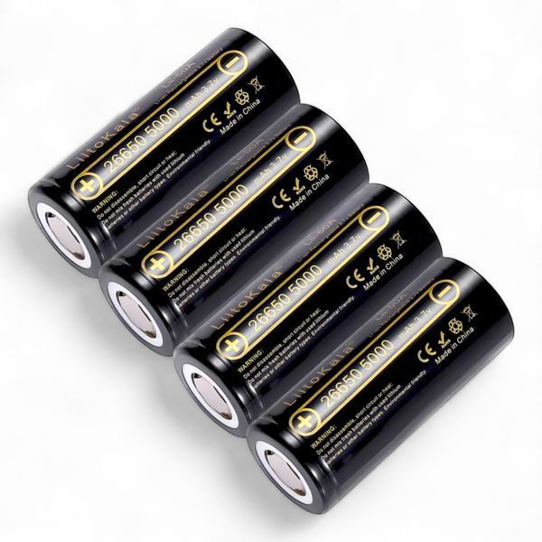 Акумулятор літій-іонний 26650 Lii-50A 5000mAh LiitoKala з плоским плюсом без захисту B01004 фото
