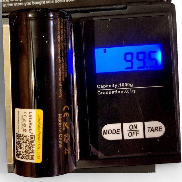Акумулятор літій-іонний 26650 Lii-50A 5000mAh LiitoKala з плоским плюсом без захисту B01004 фото