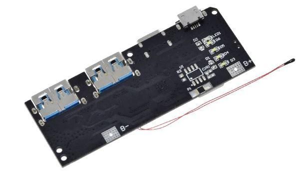 Модуль швидкого заряджання для Powerbank з температурним контролем 22.5 Вт Li-ion E08033 фото