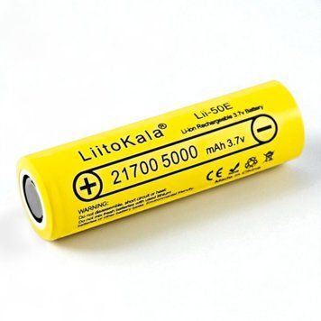 Литий-ионный аккумулятор 21700 Lii-50E LIITOKALA 5000mAh плоский плюс без защиты B01007 фото